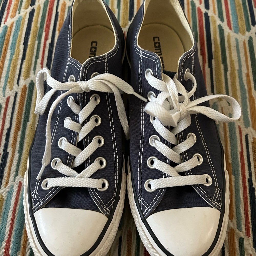 Converse Kids' Black Canvas Sneakers